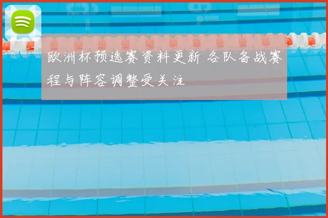 欧洲杯预选赛资料更新 各队备战赛程与阵容调整受关注