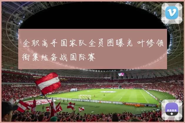 全职高手国家队全员图曝光 叶修领衔集结备战国际赛